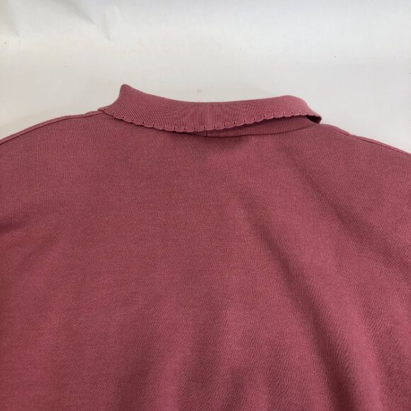 Vintage Active Exchange Size Medium Pink Embroidered LS‎ Sweater Shoulder Pads - Picture 9 of 9